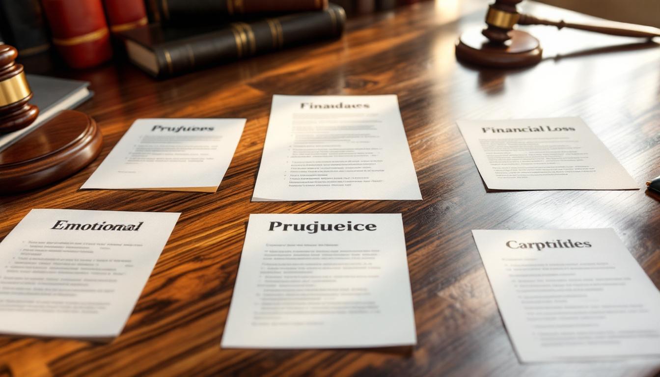 Les 7 types de préjudice reconnus par la justice en 2026